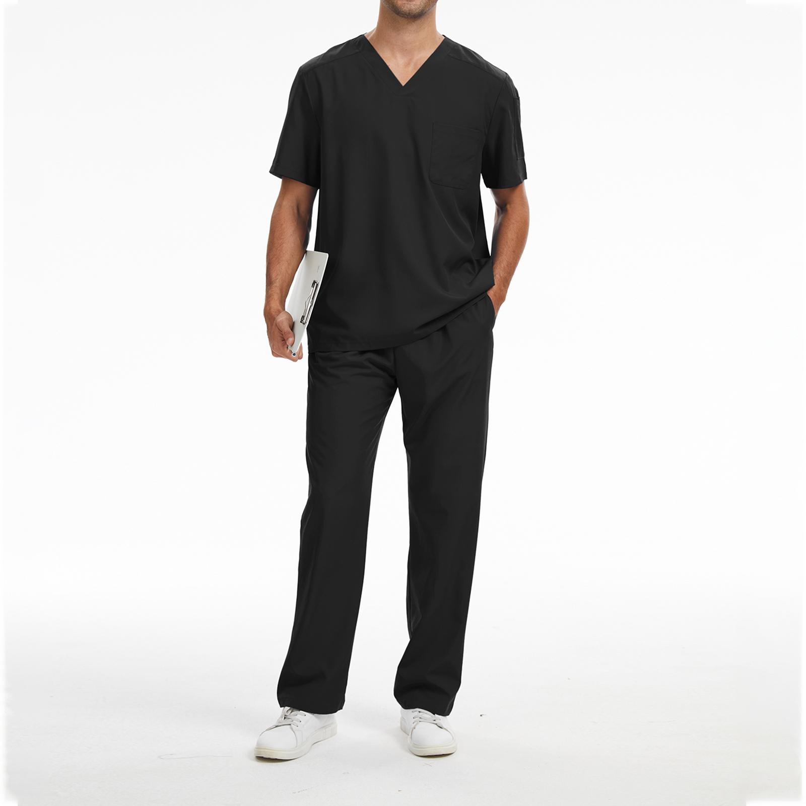 Men s Stretch Quick Dry Short Sleeve for Work Uniform XL