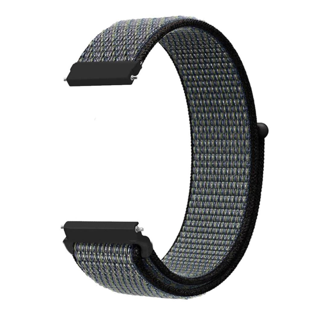 20mm 22mm Nylon Loop Band for Samsung Galaxy Watch 7/6/Classic/5/4/3/Gear S3 Wristband Huawei Watch 4/GT-2-3-Pro/Amazfit GTR/GTS