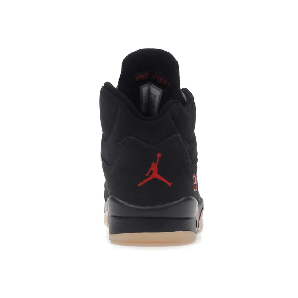 Air Jordan 5 Retro GORE-TEX Off-Noir Women Sneakers Black Fire-Red Muslin DR0092-001