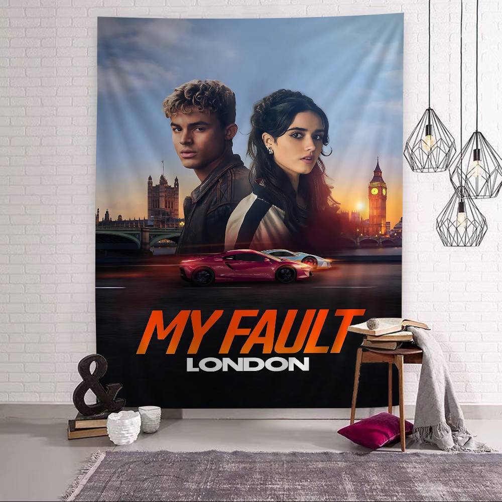 My Fault Culpa Mia Youthful Love Movie Hippie Wall Hanging Tapestries Bohemian Wall Tapestries Mandala Ins Home Decor