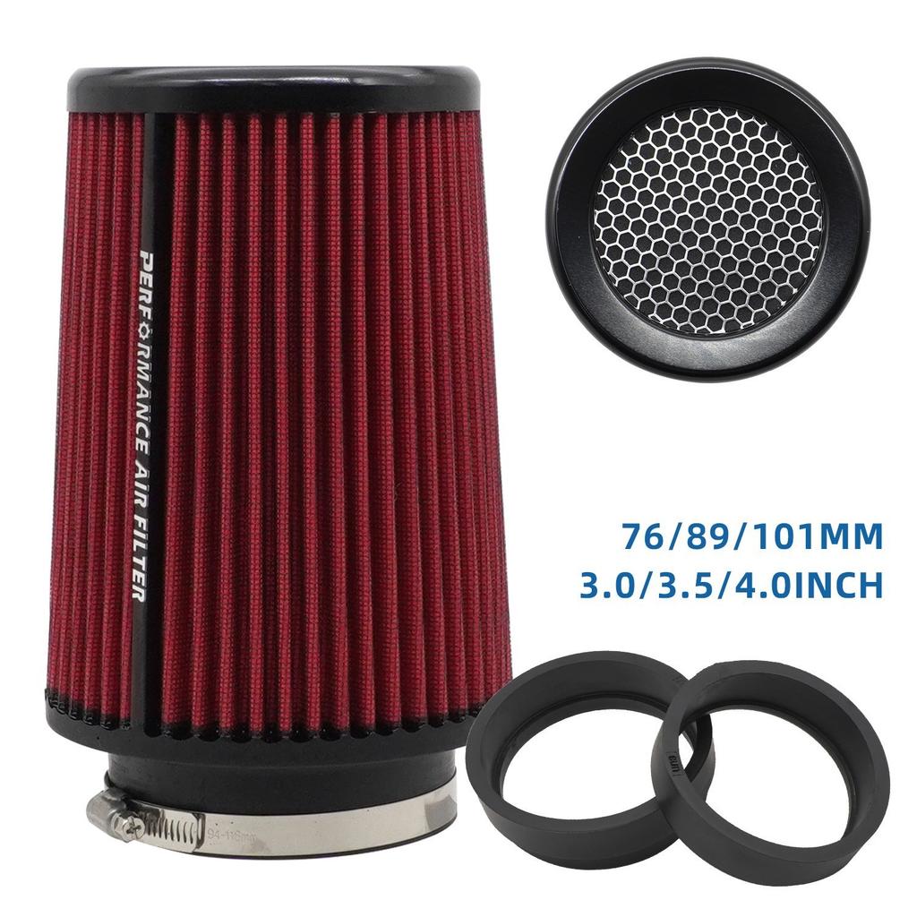 Luftfilter Auto Kaltluftansaugung Kit Universal Auto Systeme Sport Racing Performance Motor High Flow Konusfilter Box 3" 3.5 4 Zoll
