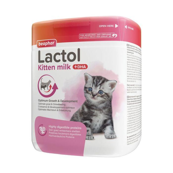 Lait Maternisé Chaton - Beaphar - Lactol - 250g - Enrichi en DHA - Aliment complet pour chatons