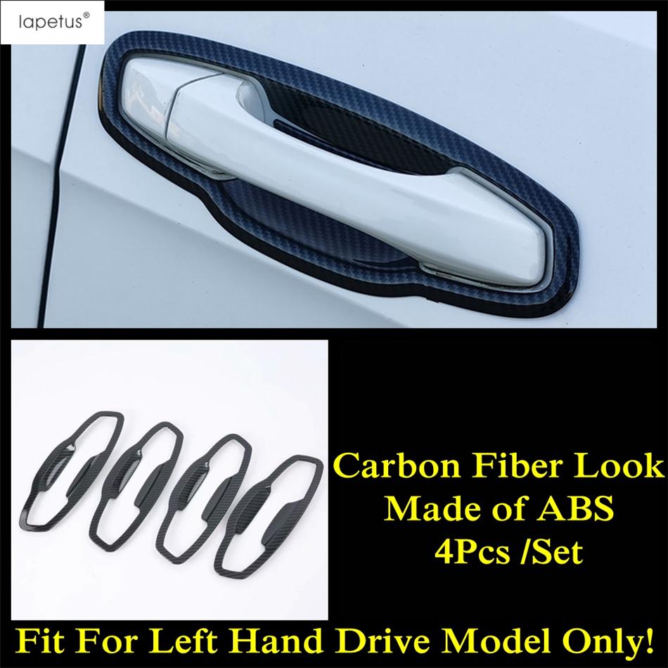 Car Outer Door Handle Bowl Frame Cover Trim For VW Volkswagen Golf 7 7.5 MK7 2014 -  ABS Chrome / Carbon Fiber Accessories