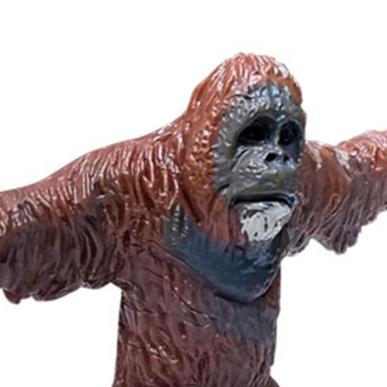Miniature Orangutan Cute Delicate Craft PVC Wild Animal Orangutan Model for Gift
