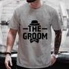The Groom's Crew Y2k Tops Single Farewell Bachelor Stag Party Streetwear Team Groom Squad Best Man T Shirt Friends Wedding Tees