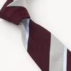 Ogier Silk and Cotton Blend Regular Yamanashi Mogador Regimental Made in Stylish Men's Tie, Tie, Japan, Business,