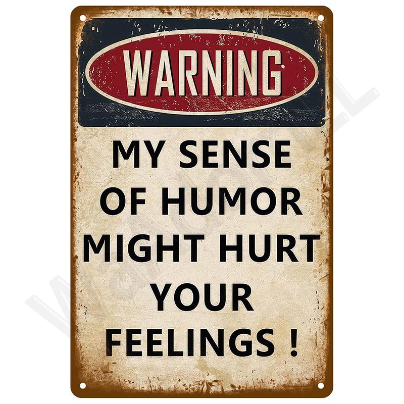 Retro Wall Art Mural Outdoor House Bathroom Home Room Decorations Decor Vintage Metal Signs Plates Tin Sign Posters Man Cave Bar