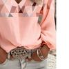 Damen Vintage Western-Print V-Ausschnitt Bluse, eine ideale Wahl für Weihnachts- und Neujahrsgeschenke, geeignet für Sommerurlaube und Outdoor-Treffen
