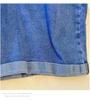 Super Size High Waist Summer Loose Fit Plus-Size Denim Shorts 3188