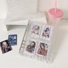 A5 Transparent Water Ripple Loose-Leaf Album for Star-Chase Cards and 3-Inch Polaroid Storage