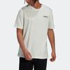 Adidas Originals Trefoil The Call Of The Mountains Logo Print Short-Sleeve T-Shirt Men Tops Off-White HK5011