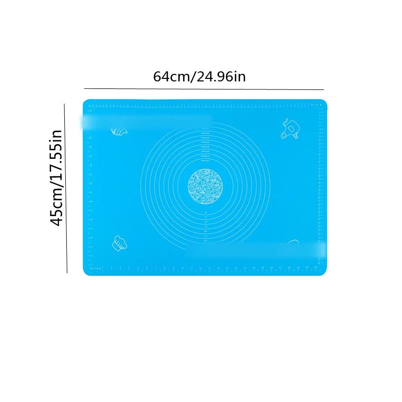

Silicone Baking Mat Thicken Pizza Dough Maker Pastry Kitchen Gadgets Cooking Tools Utensils Bakeware Kneading Accessories