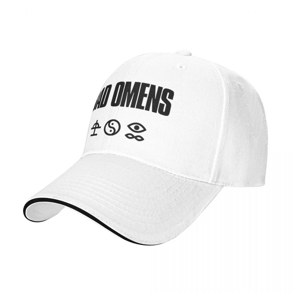 Bad Omens Red Logo Baseball Caps Snapback Baseball Hats Breathable Casual Casquette Outdoor Unisex