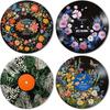 TracyArt Hippie Decor, Posters for Room Aesthetic - Botanical Wall Art, Record Decor, 4 Pcs 12"