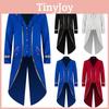 Long Steampunk Tailcoat Tuxedo Medieval Prince Victorian Gothic Coat  Halloween