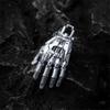 Portable Mechanical Bionic Hand Pendant Jewelry Accessories Steampunk Mechanical Hands Necklace