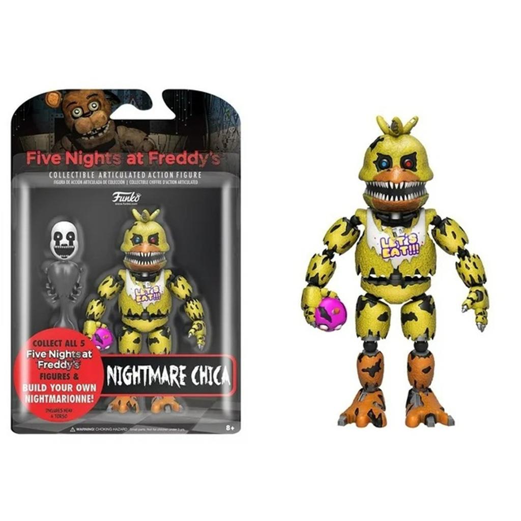 Five Nights At Freddys Action Figures Toy Security Breach Series Glamrock Foxy PVC Doll For Kid Gift