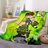 Custom 1pc Ben Alien Force Blanket, Soft And Comfortable Blanket, Casual Warm, Camping Travel Blanket, Birthday Gift Q9129