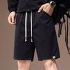 High-end American skin-friendly and breathable casual pure cotton five-point pants men's summer thin straight versatile trend shorts