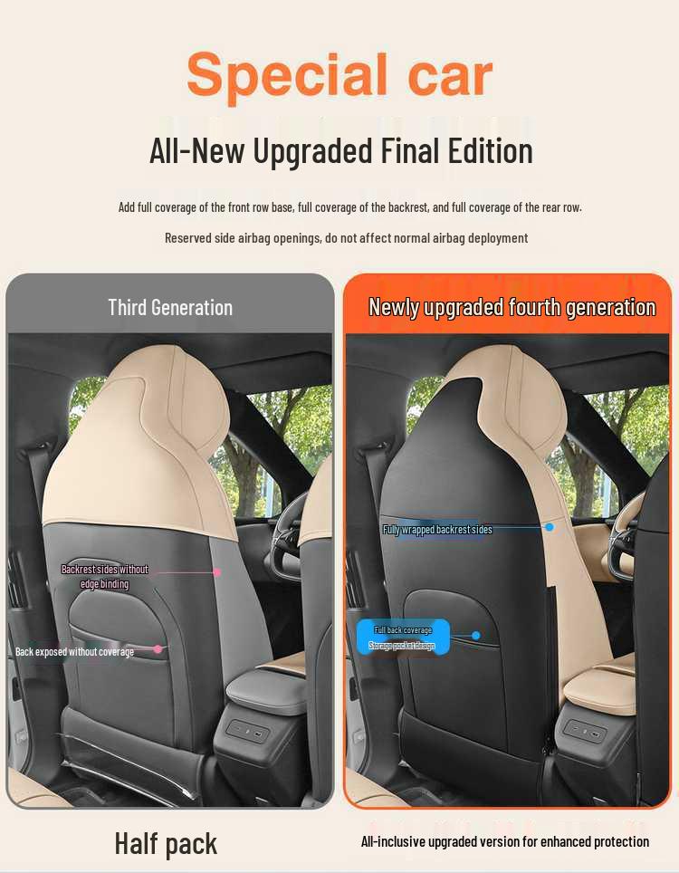 Lynk & Co Z20 Car Seat Cover: Full Coverage, Breathable, All-Season Flocking Cushion for 2025-2026 Models