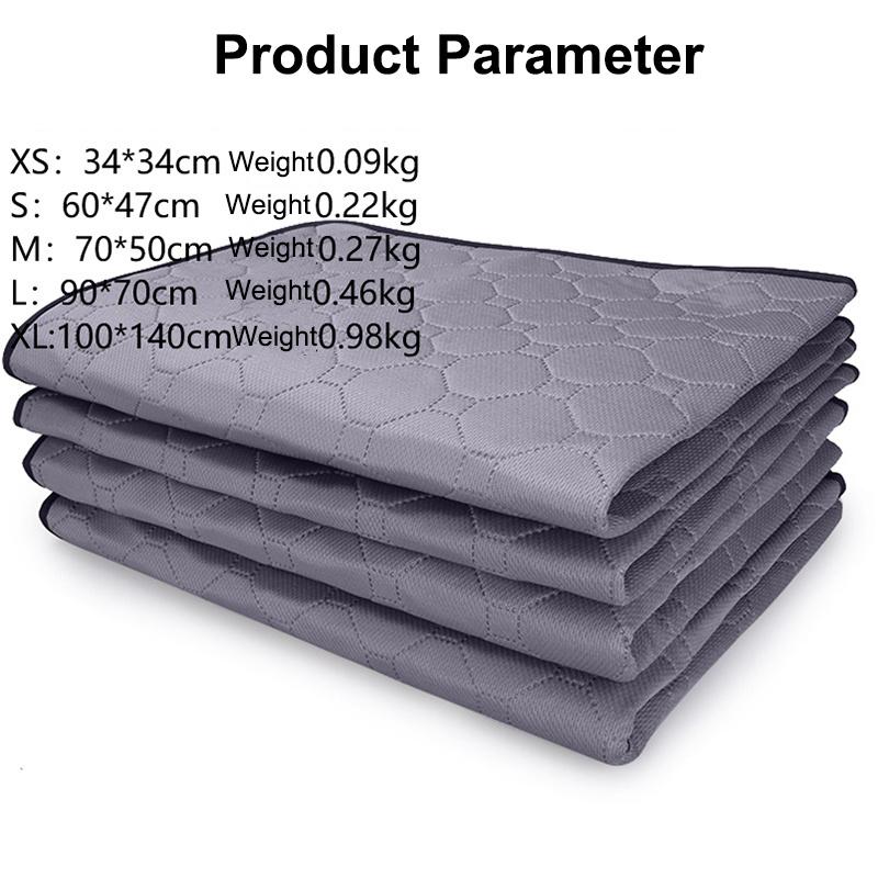 Wiederverwendbare Haustier-Pipi-Unterlage Maschinenwaschbar Rutschfest & Saugfähig Töpfchentrainingsmatte