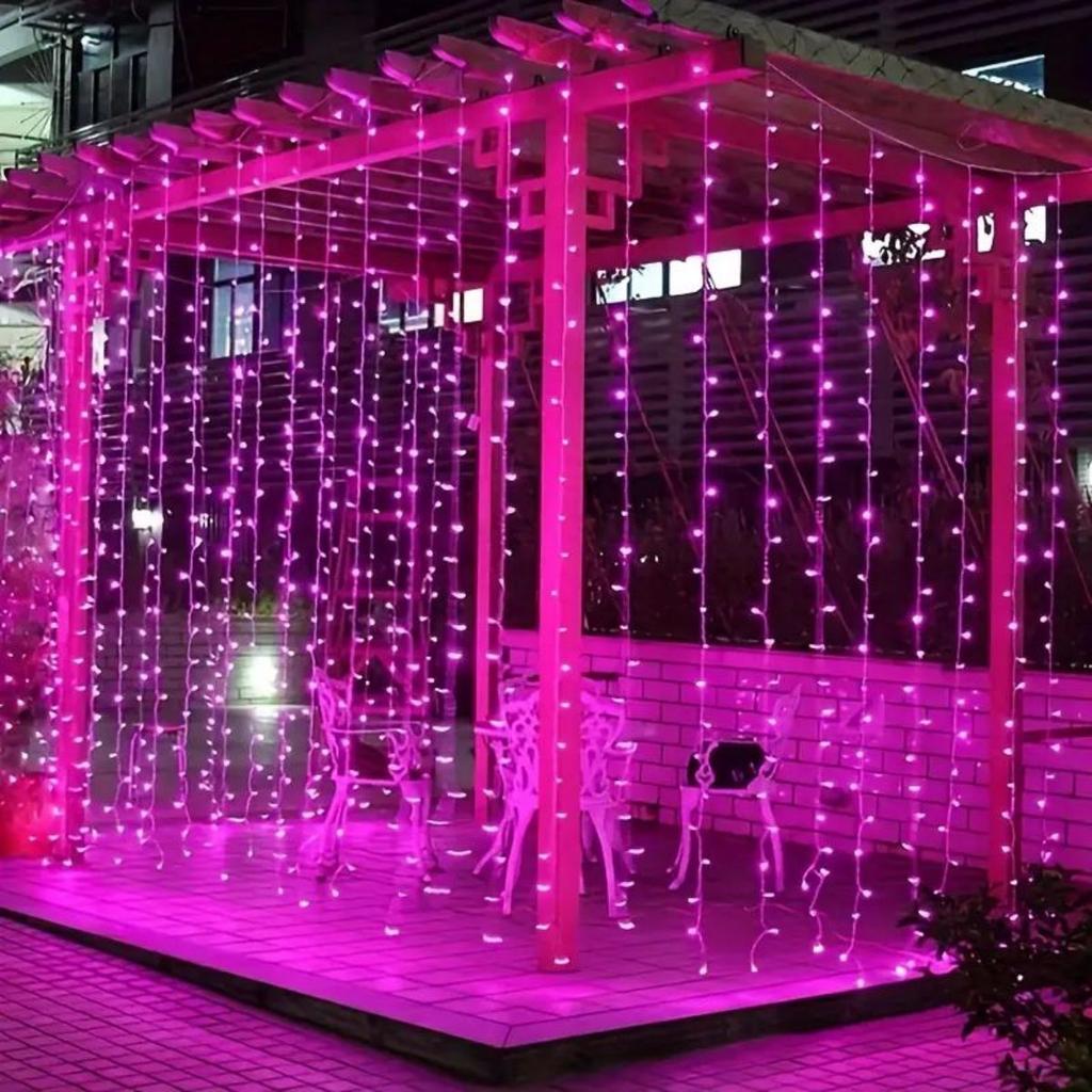 39Ft Sparkling Pink Fairy Lights - 100 Shimmering Leds, 8 Enchanting Modes - Perfect For Christmas, Weddings, Valentines Day
