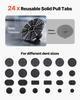 Dent Puller Kit, 60 PCS Paintless Dent Removal Kit with Golden Lifter, Bridge Puller, Rubber Hammer, Glue Gun, Auto Body Hail Damage Repair Remover