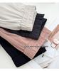 Pantalones Rectos Cropped de Cintura Alta para Mujer Primavera/Verano 2026 con Cintura Elástica Trasera