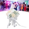 Wedding Bouquets for   Soft Ribbon Bridal  smaid Holding Flow s Artificial   for Wedding Party Decoration