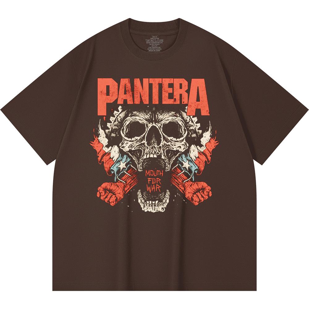 230 Gsm 100% Cotton Heavy Metal T-Shirt  Rock Band Popular Music Print Unisex Heavy Cotton T Shirt