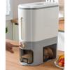 11kg Grain Container Storage with Lid, Pantry Store Food Rice and