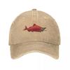 Sockeye Salmon Baseball Cap Rave Hat Luxury Brand Golf Cap Hats For Women Unisexs