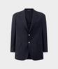 Brooks Brothers Classic Fit Single 3-Button Silver Hardware Blazer (Navy) (Bbjbmnz503)