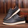 Non Slip and Waterproof Men's Leather Shoes Round Toe Flat Male Casual Shoe Footwear Offer On Sale Comfortable Classic Original