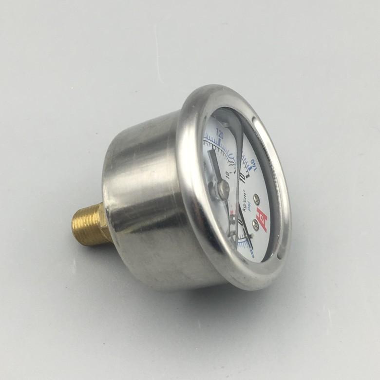 YN-40Z Axial Shockproof Pressure Gauge Without Edge Vacuum Gauge Shockproof Oil Pressure Gauges Hydraulic-Gauge 0-10KG