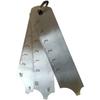 Stainless Steel Weld Gauge 3pcs Metric 0-50mm Angle Welding Template For Convex Fillet Inspection Metalworking Test Tool