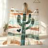 Cactus Throw Soft Flannel AC Blanket Lightweight Summer Nap Throw Cozy  Blanket for Sofa Bed Travel Home