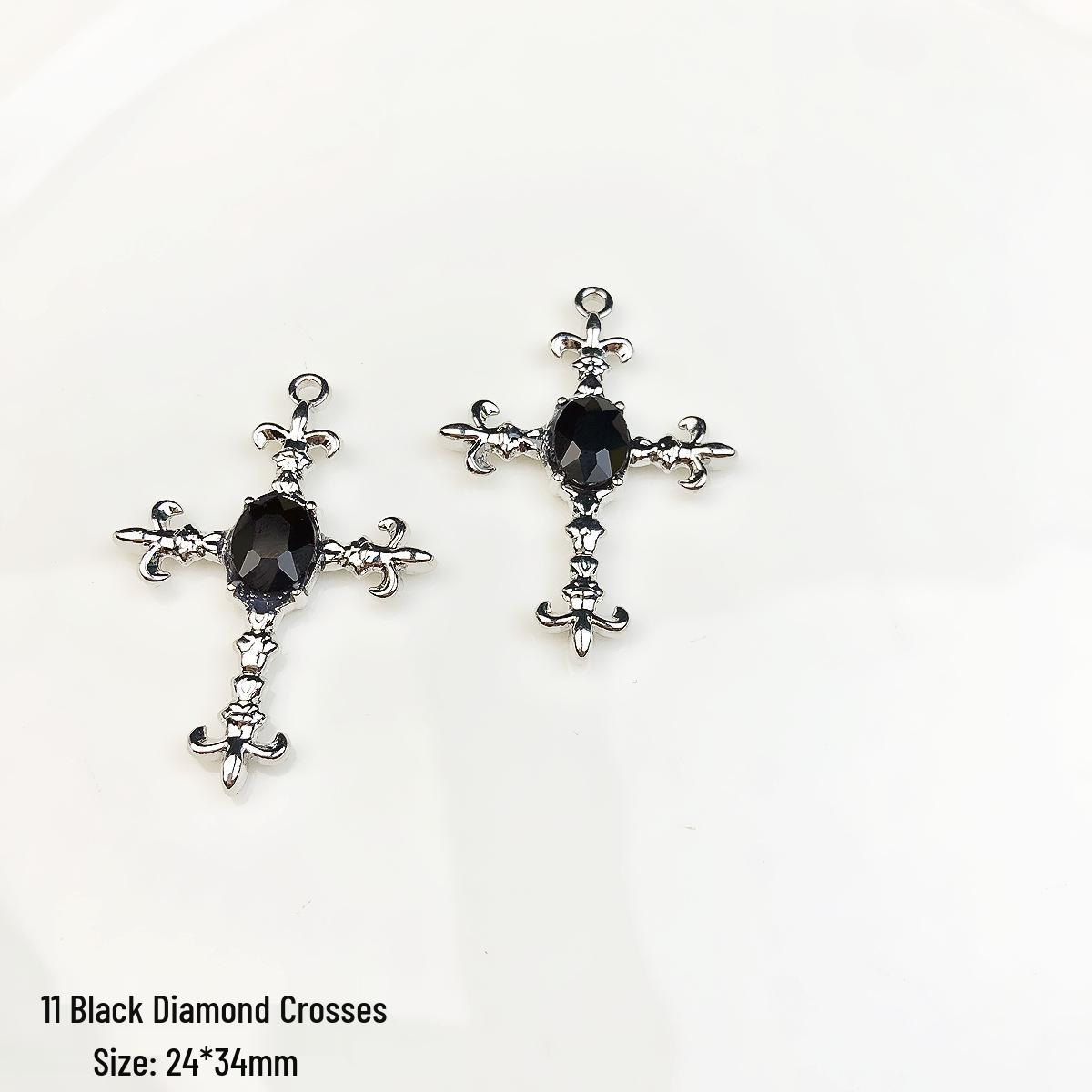 

Ожерелье-шарм с кулоном в виде сердца и бабочки в стиле Y2K из сплава с цветами и кроликом - DIY аксессуар для бисероплетения