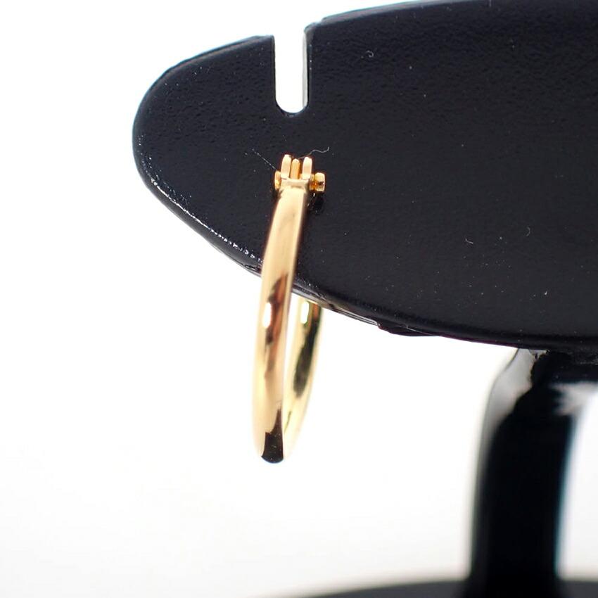 [Used] K18 Hoop Earrings/g513-61