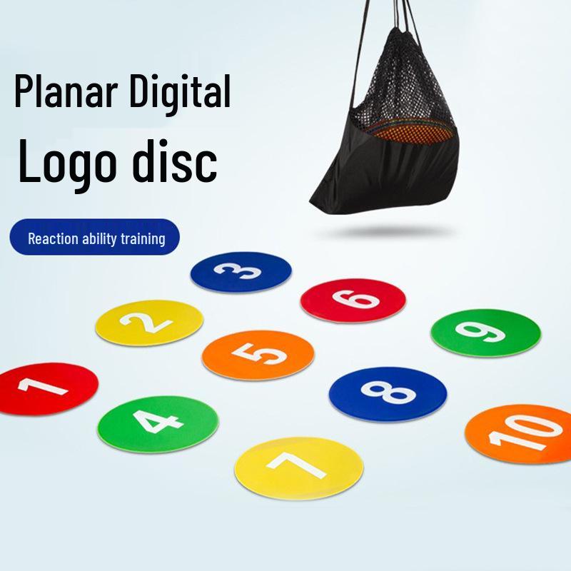 Digital Sports Logo Plate: Multifunctional Dish for Basketball & Football Training