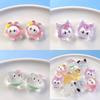 Entzückende Nachtleuchtende Cartoon-Resin-Accessoires der 4. Generation für DIY-Haarspangen und Handyhüllen