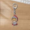 Fire Force Acrylic Cartoon 6cm Anime Pendant Keychains Holder Car Key Chain Key Ring Phone Bag Hanging Jewelry Gifts Accessories