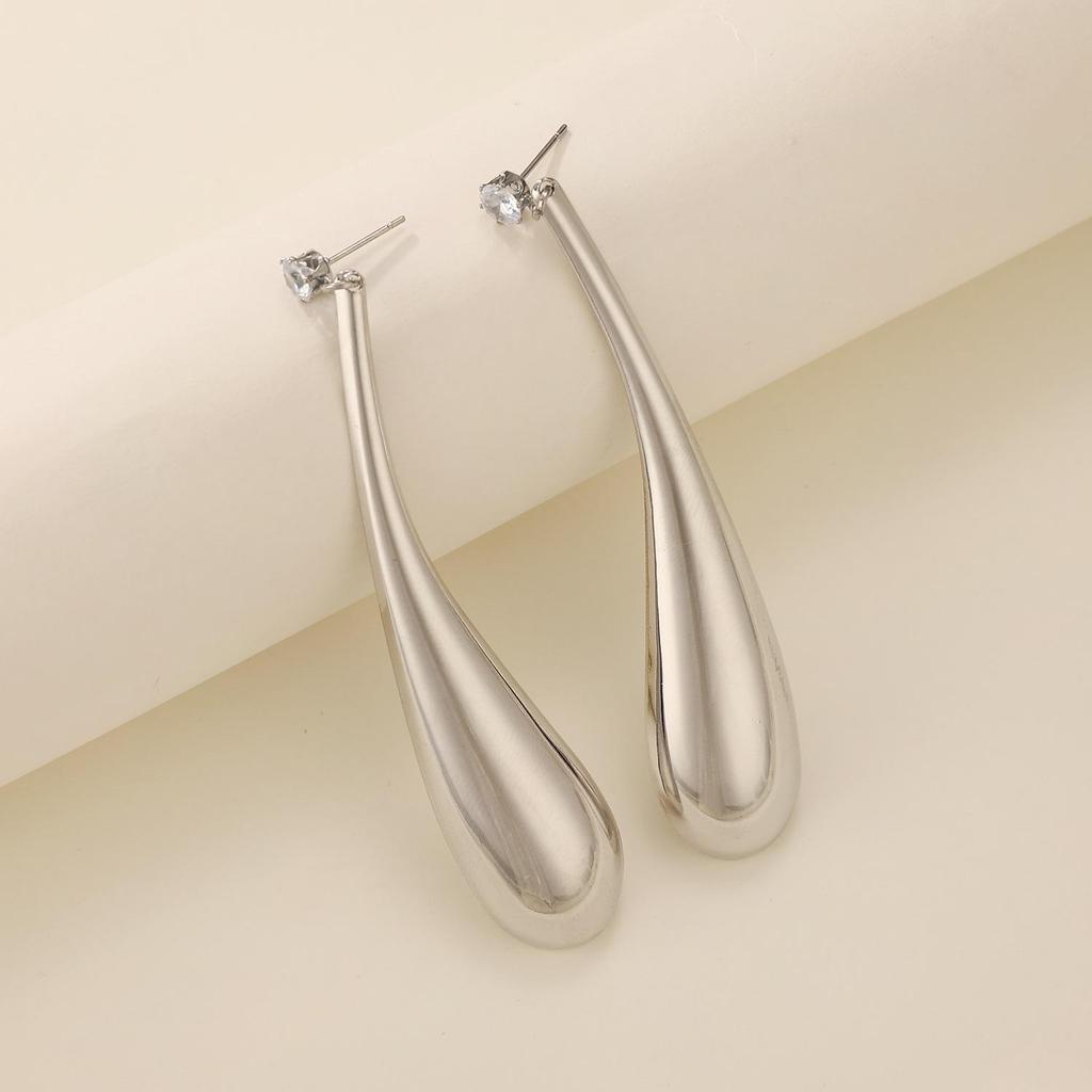 Punk Style Water Drop Earrings & Clavicle Chain for Women