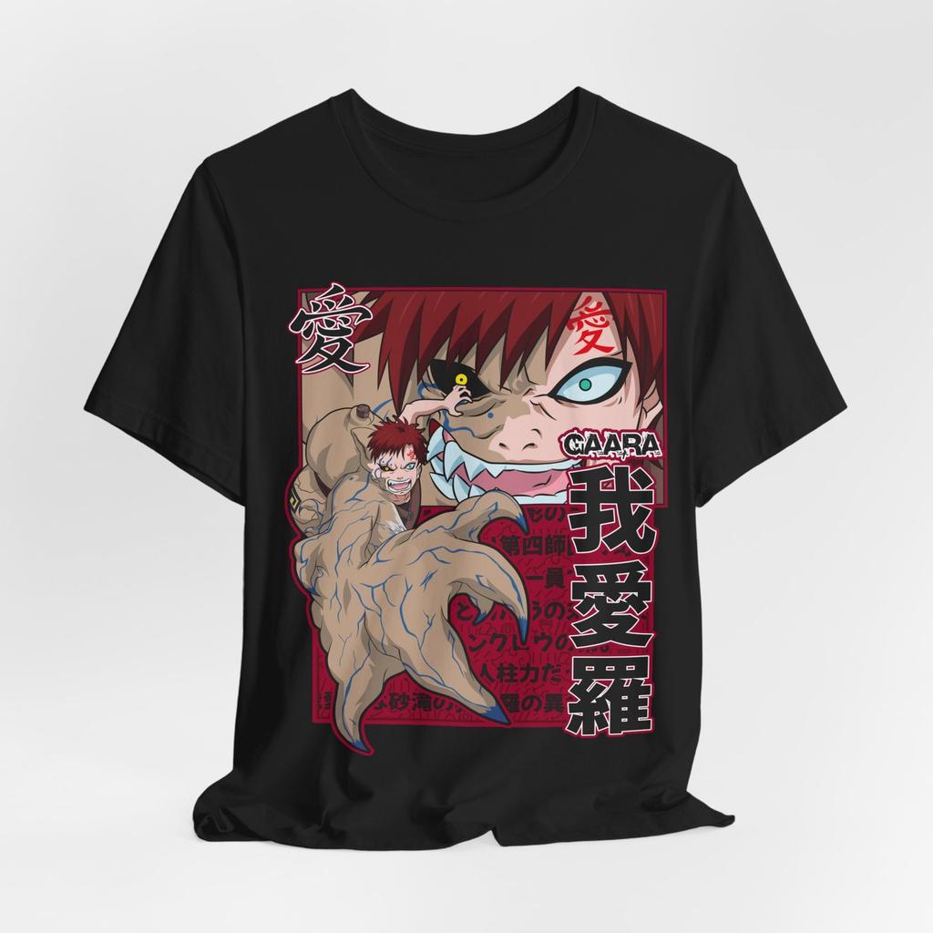 Gaara Anime Graphic Shirt, Unisex T-Shirt Mens Womens Tees Top Tee Tops, Short Sleeve T-Shirt Mens Womens Tees Top, Naruto Fan Gift,