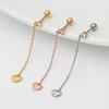 Fashion Piercing Chain Love 3 Types, Choose One, One Side for Sale