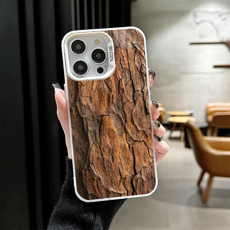 

Vintage Wood Grain Pattern Soft Phone Case for iPhone 15 16 17 Pro Max 17Air 16E 14 Plus 13 12 Mini Shockproof Cover Back Shell iPhone 16 Plus