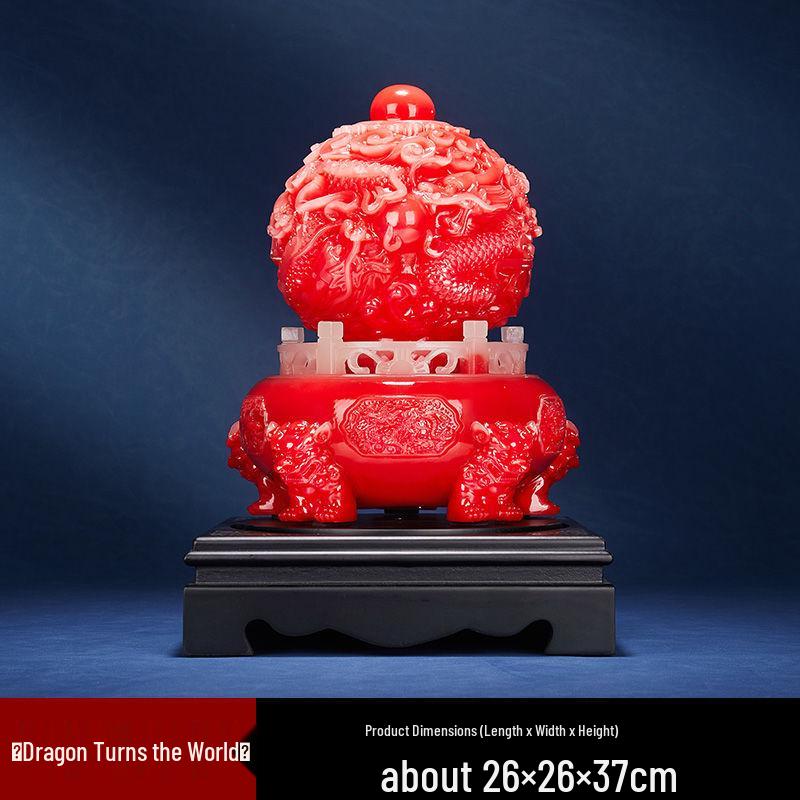 Large Qiankun Ding Ornament: Bestselling Home & Office Decor, Perfect for Housewarming or Company Gifts