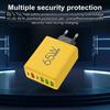 Fire-resistant USB Charger 65W 6 Ports C PD Fast Adapter for IPhone Protective Features Quick Charge 3.0 Prevent Overcharging Wall Compact Dependable