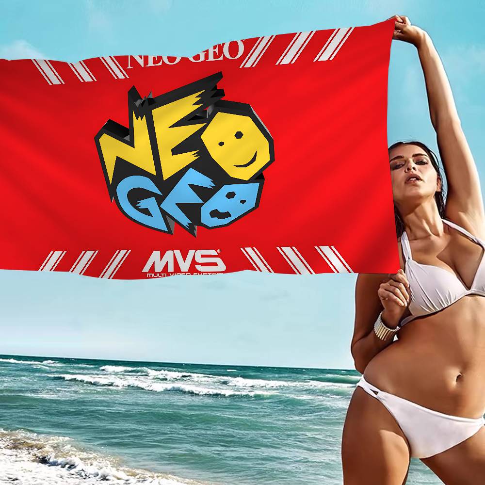 S-SNK N-Neogeo Neo Geo Coperta in Microfibra Asciugatura Rapida Asciugamani da Spiaggia Stampa Sovradimensionata Super Assorbente Coperta Asciugamano da Piscina