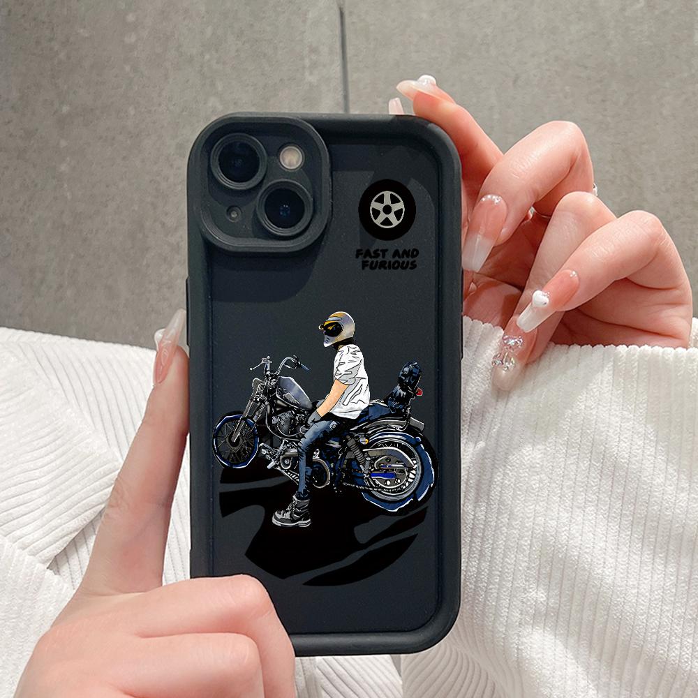 Soft Silicone Phone Casing Full Cover Camera Shockproof Protection Case for Samsung Xiaomi Redmi Poco
